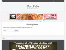 Tablet Screenshot of foot-tube.com